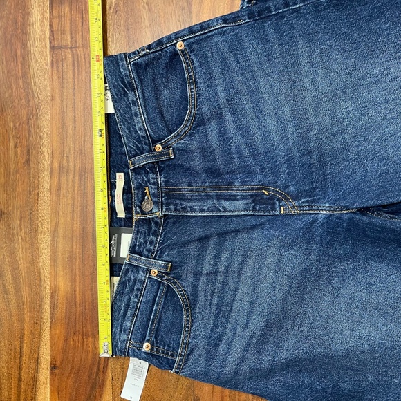 I SHIP PURO 😊 NWT Levi's Dad Jean - Mid-rise loose jeans - Indigo blue - Sz 29 - Picture 10 of 13